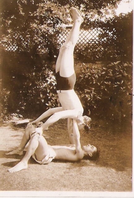 Acrobatics - Cyril on Top!Bristol 1940