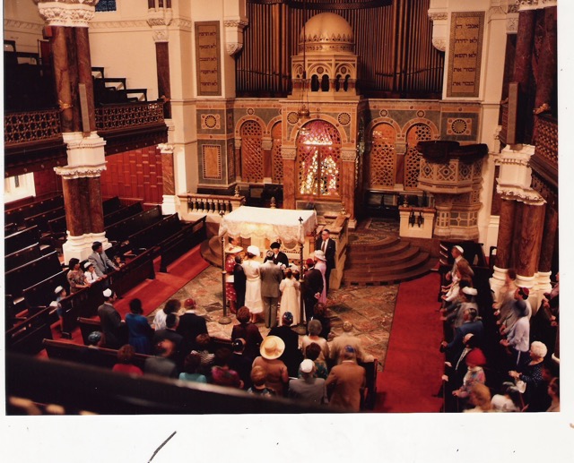 Marriage Service on 2nd June 1982 at West London Synagogue